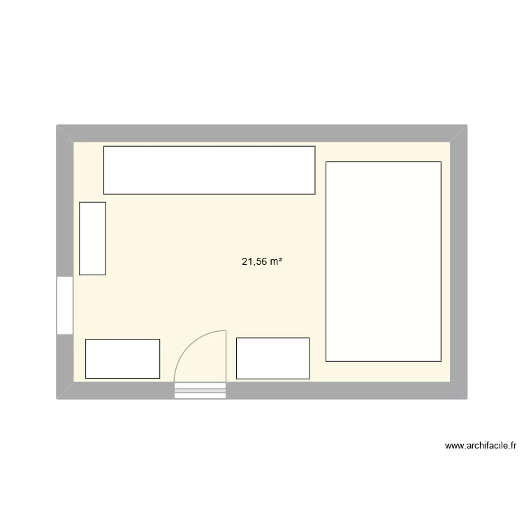d&eacute;p&ocirc;t 2 compactus tableau. Plan de 1  et 22 m²