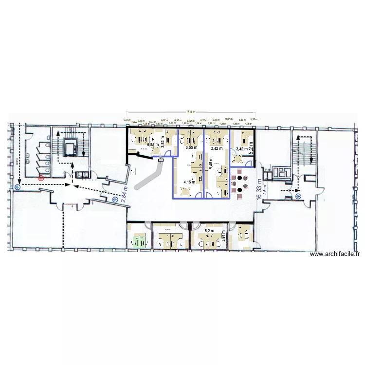 2étage greta juin2026 elec. Plan de 2 et 68 m² 2étage greta juin2026 elec. Plan de 2 et 68 m²
