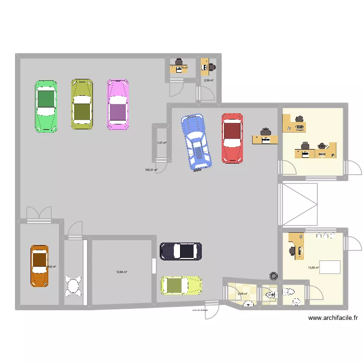 garage de l'ain. Plan de 10 et 214 m² garage de l'ain. Plan de 10 et 214 m²
