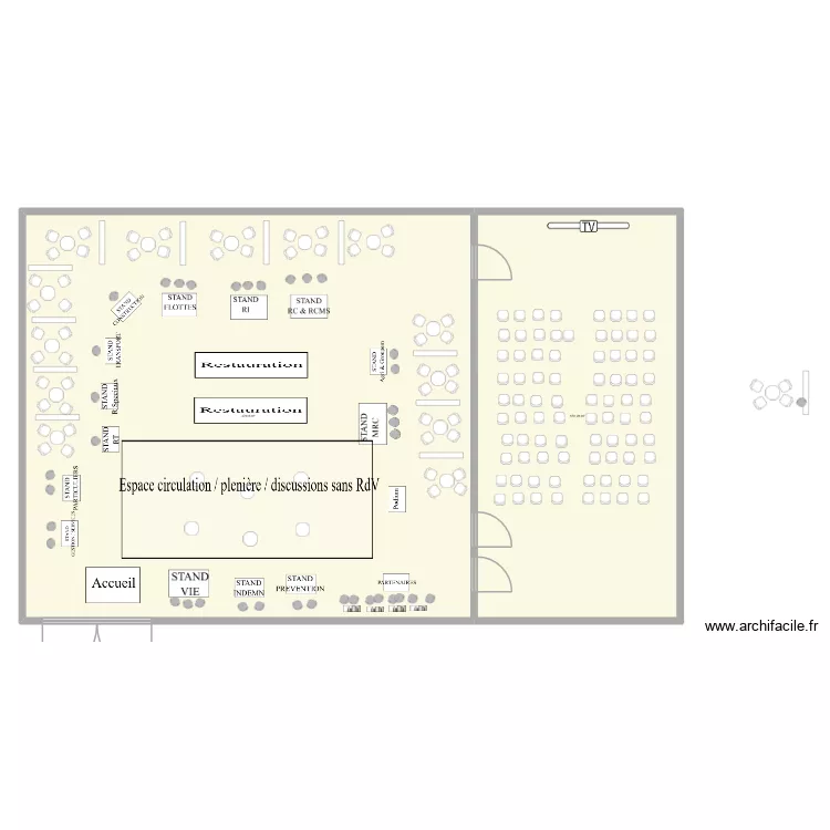 Business Arena. Plan de 2  et 549 m²