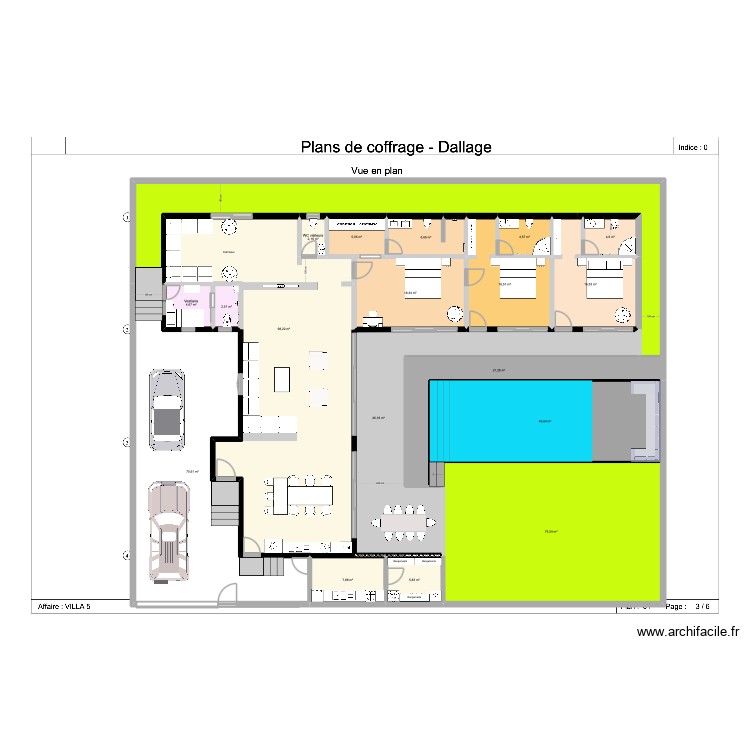 Villa 5 V7. Plan de 0 pièce et 0 m2