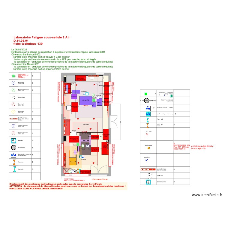 Fiche130_Fatigue sous cellule 2 sous air 2025-03-24. Plan de 1 pièce et 55 m2