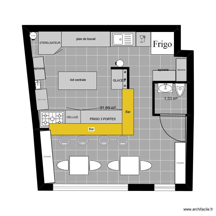 LOCAL BELZ PLAN 3. Plan de 0 pièce et 0 m2