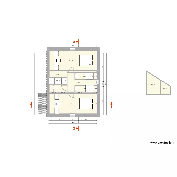 Bayonne R+2.4. Plan de 