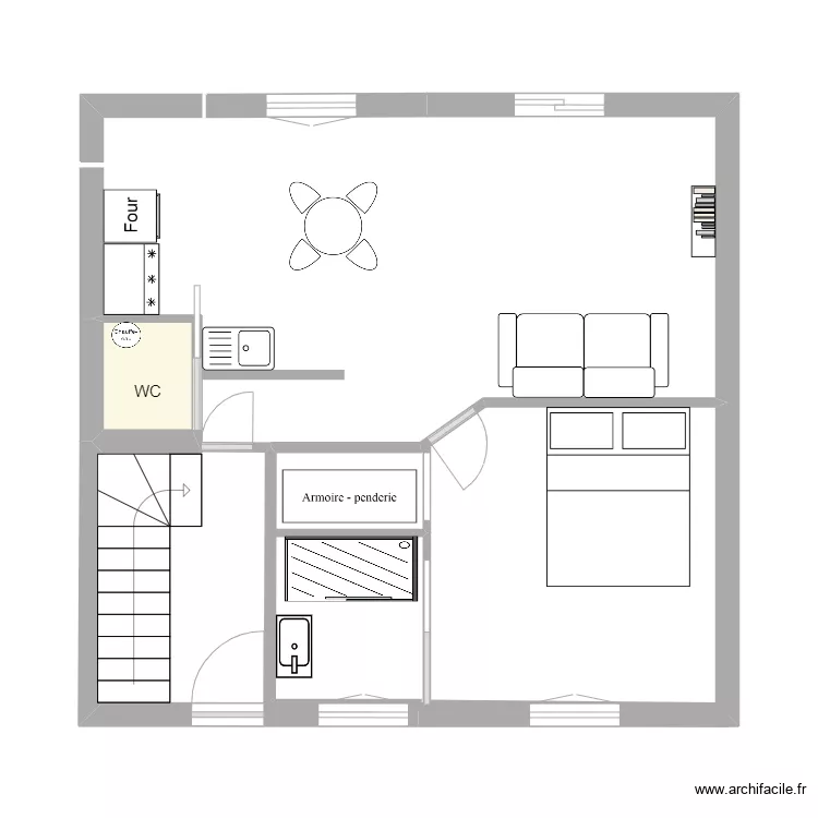 PLAN RDC CLAMART MODIFIE VERRIERE. Plan de 