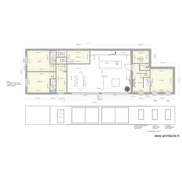 PROJET CAILLE - AMENAGEMENT INTERIEUR. Plan de 
