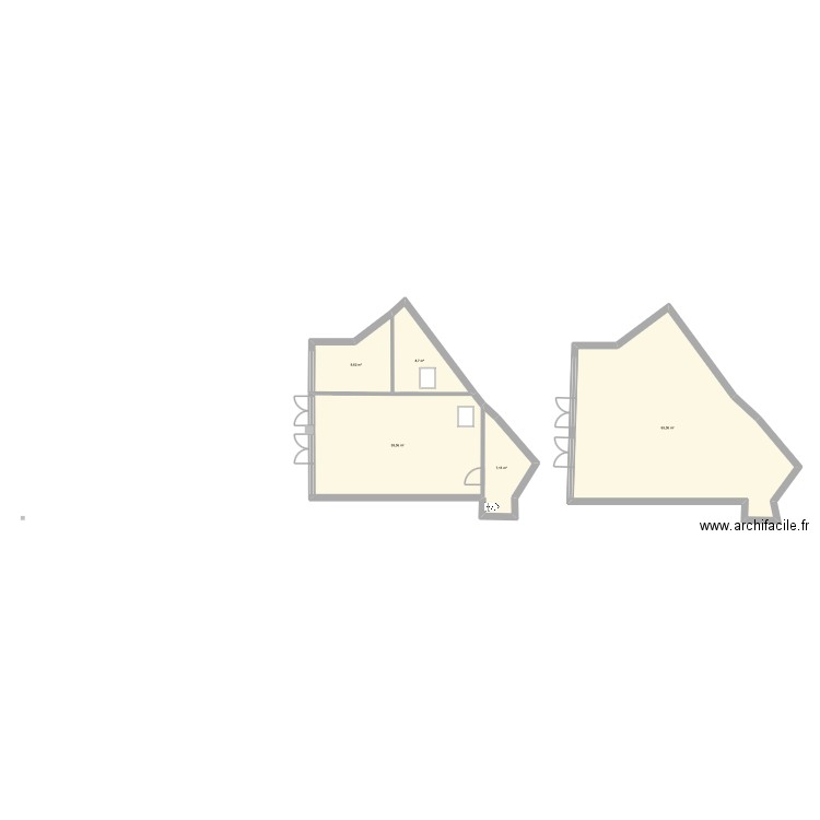 MAGENTA. Plan de 5 pièces et 129 m2