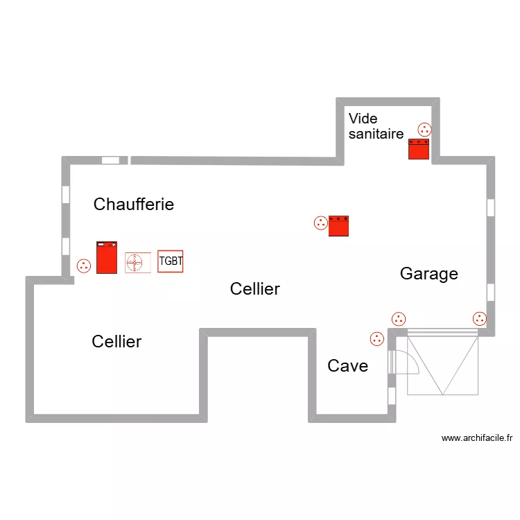 ALABRI GUILPAIN. Plan de 