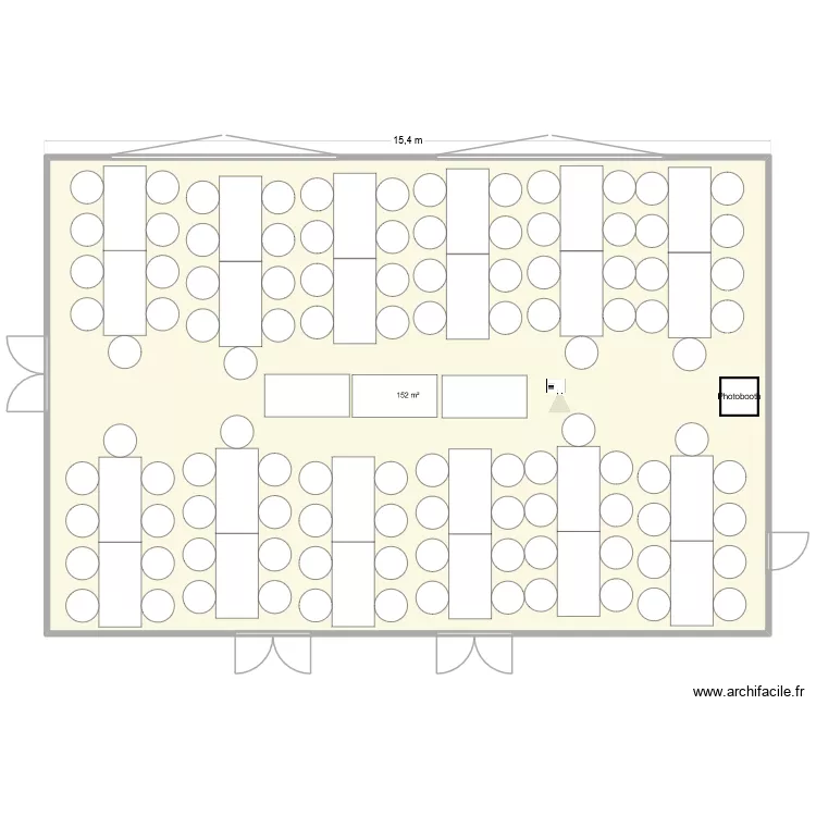 80bougies V2. Plan de 1  et 152 m²
