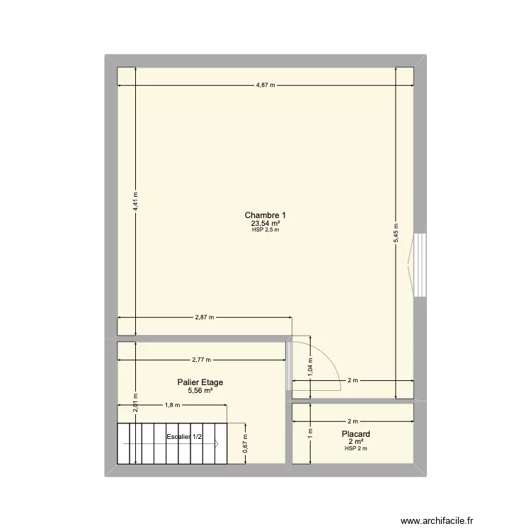 Maison etage 2 Les Mureaux 2 effectuer par un pro. Plan de 