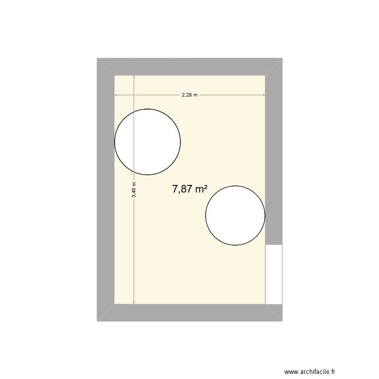 wissembourg. Plan de 1 pièce et 8 m2