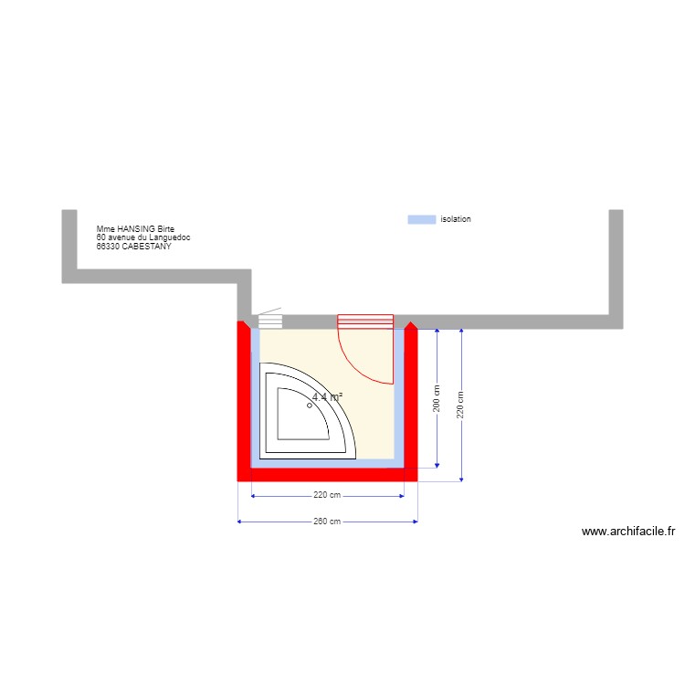 BIRTE (c&ocirc;t&eacute;). Plan de 0 pièce et 0 m2