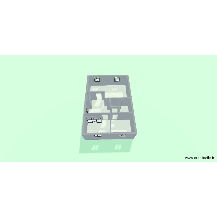 robert. Plan de 6 pièces et 69 m2