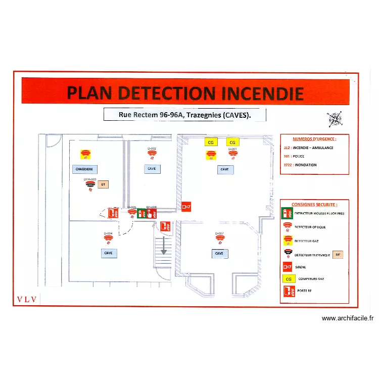 CPASCourcellesCAVE. Plan de 