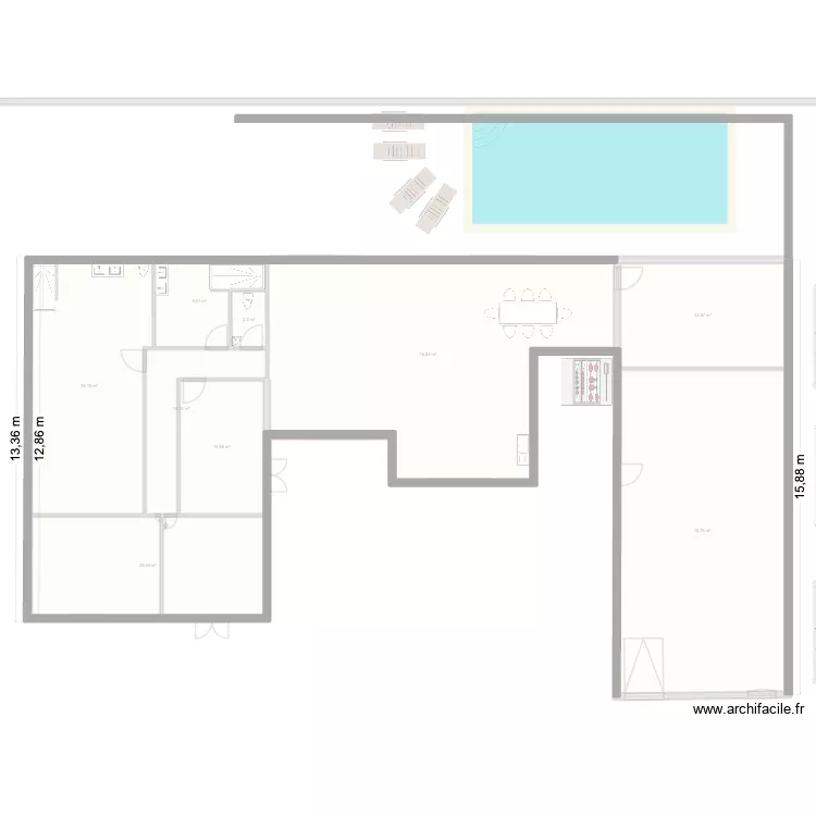 plan jalogny6. Plan de 10  et 555 m²