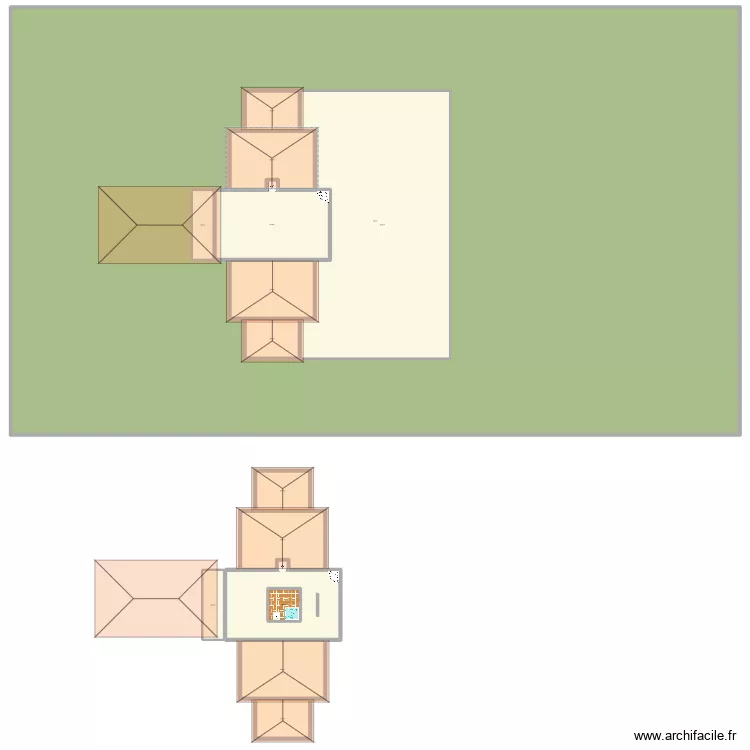 VILLA. Plan de 