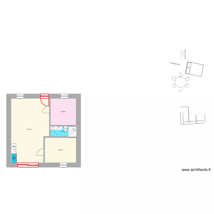 AchardCapelettefinTravaux. Plan de 