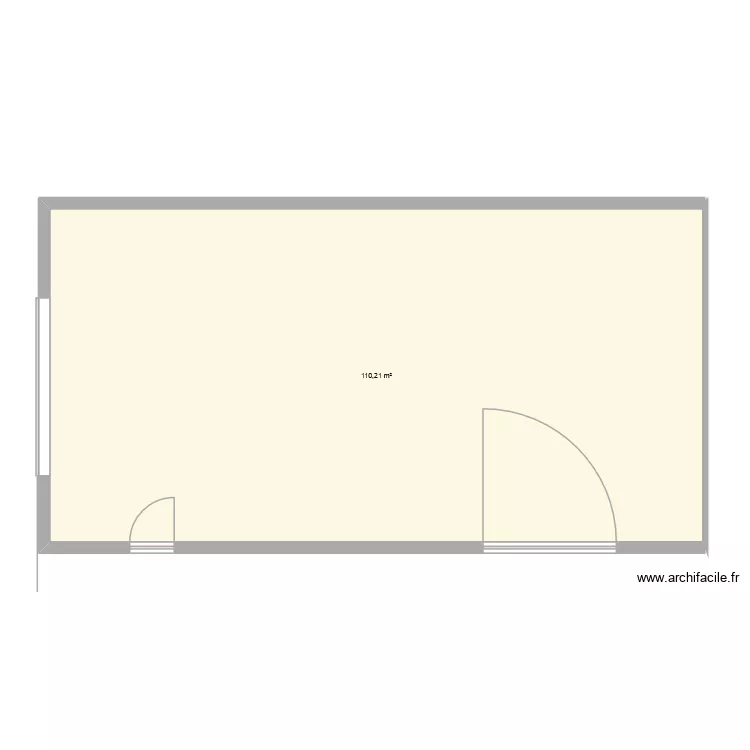 LOCAL TECHNIQUE. Plan de 1  et 110 m²