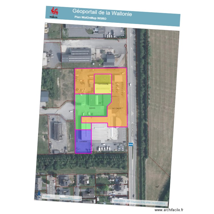 Plan WSRO. Plan de 0 pièce et 0 m2