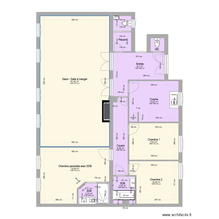 16 Ecoles Projet 090324. Plan de 12 pièces et 120 m2