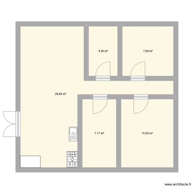 Sembra. Plan de 5 et 60 m² Sembra. Plan de 5 et 60 m²