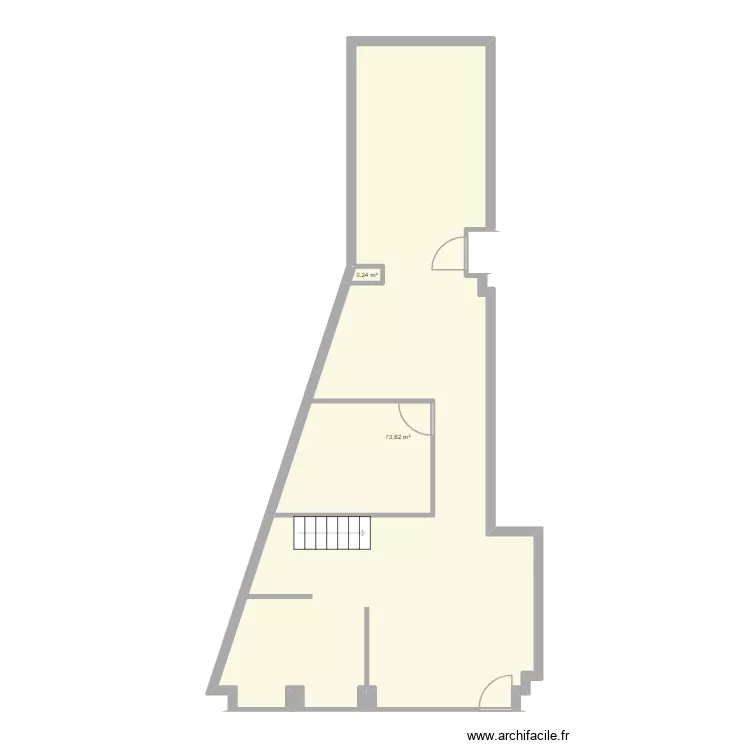 Plan de l'agence. Plan de 2 et 74 m² Plan de l'agence. Plan de 2 et 74 m²