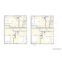 Apt cité de l'hers - chambre
