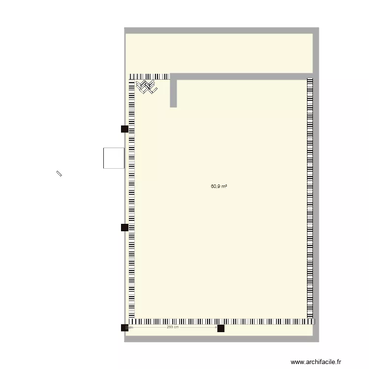 PoolHouse carrelage. Plan de 