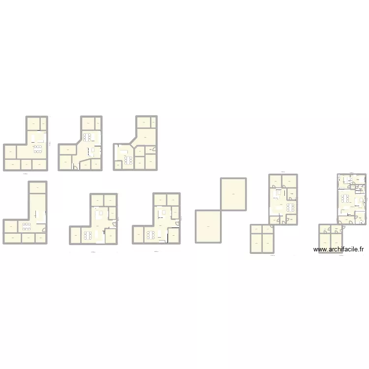 Chêne Paquier. Plan de 64 et 1417 m² Chêne Paquier. Plan de 64 et 1417 m²