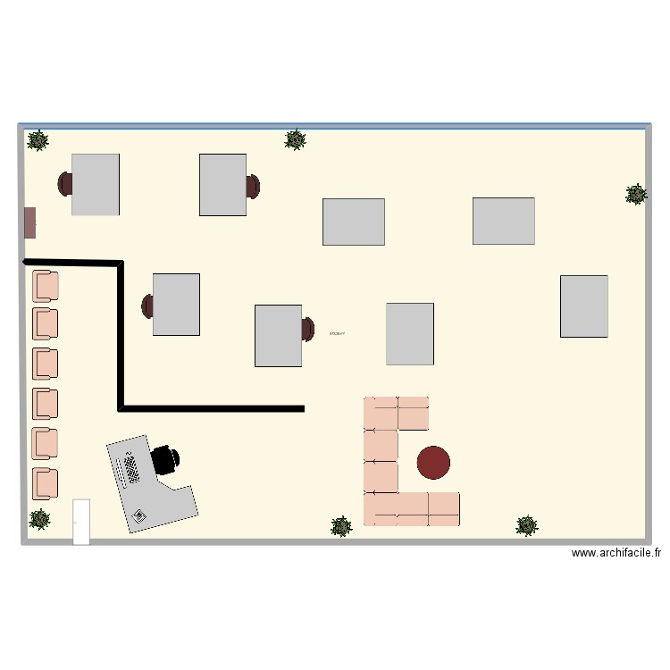 cgrh. Plan de 1 pièce et 572 m2