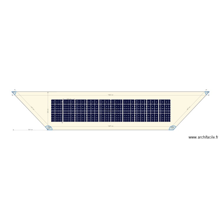 Toiture avec 10 panneaux (projet). Plan de 0 pièce et 0 m2