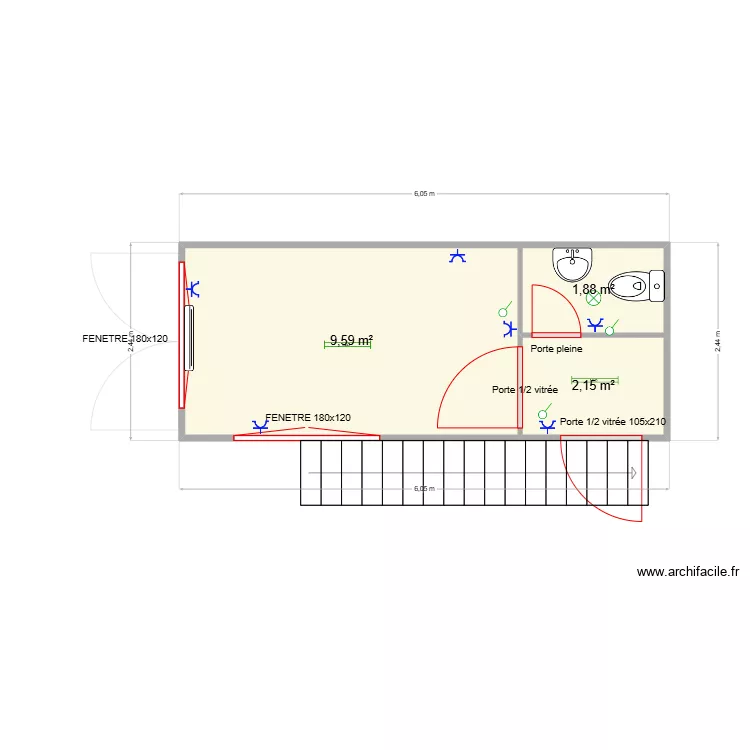 Coop&eacute;rative Deconinck. Plan de 