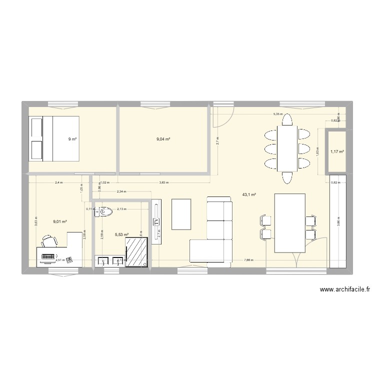 ST PRIEST S. Plan de 15 pièces et 150 m2