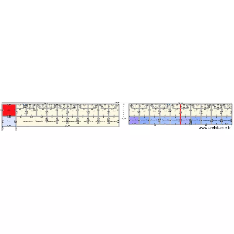 2026 Ch face mer v18. Plan de 53 et 1113 m² 2026 Ch face mer v18. Plan de 53 et 1113 m²