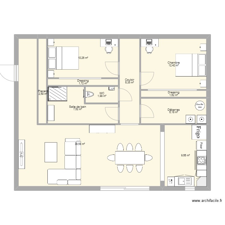 Projet Airbnb. Plan de 0 pièce et 0 m2