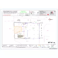 Plan de la division avec les dimensions