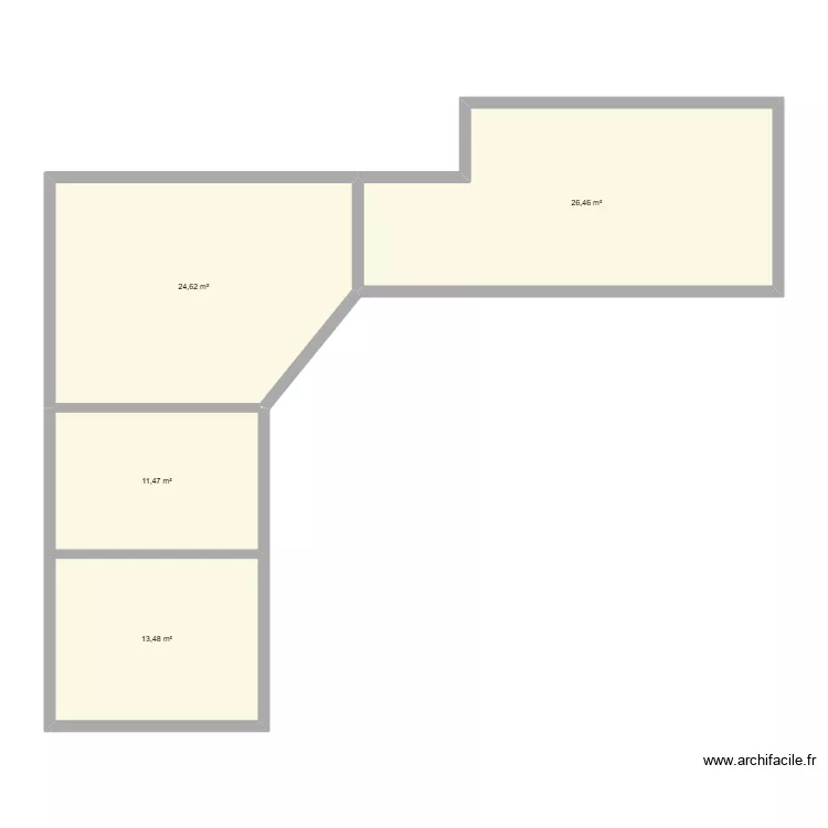 DALLE SECTEUR 22. Plan de 4 et 76 m² DALLE SECTEUR 22. Plan de 4 et 76 m²