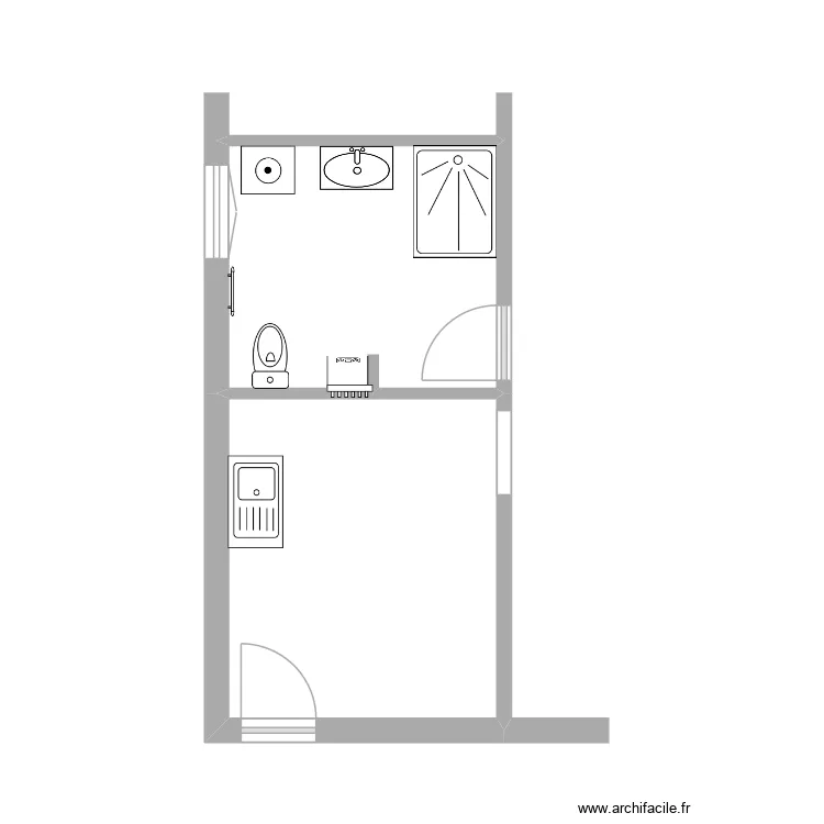 DELTOUR - SDB. Plan de 