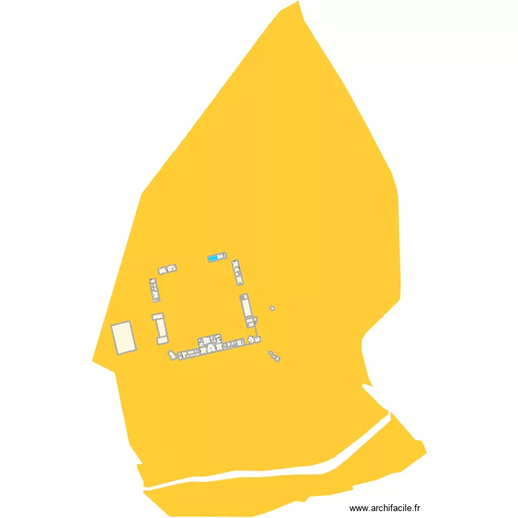 Domaine Saint Augustin. Plan de 