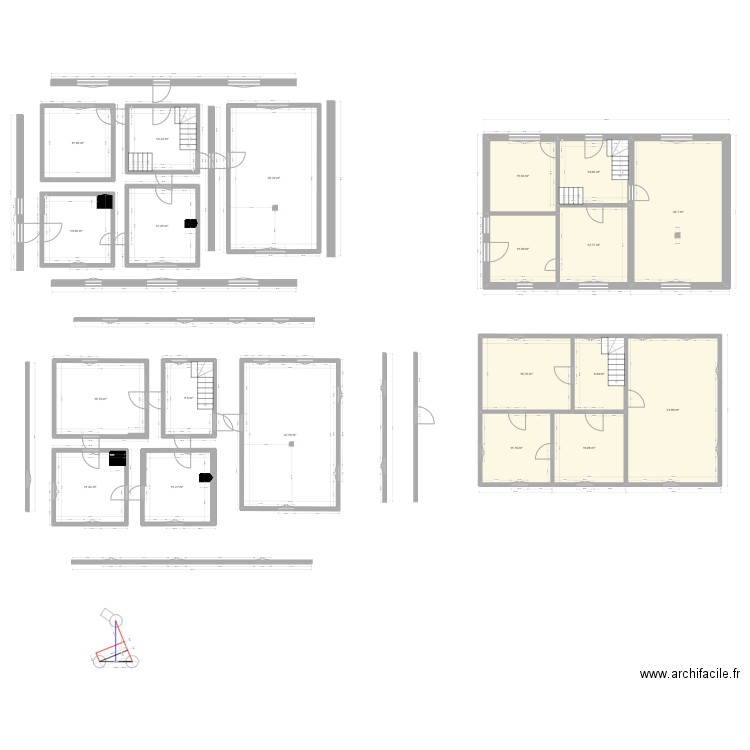 home_1787. Plan de 20 pièces et 313 m2
