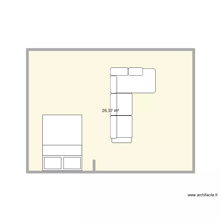salon_sam. Plan de 