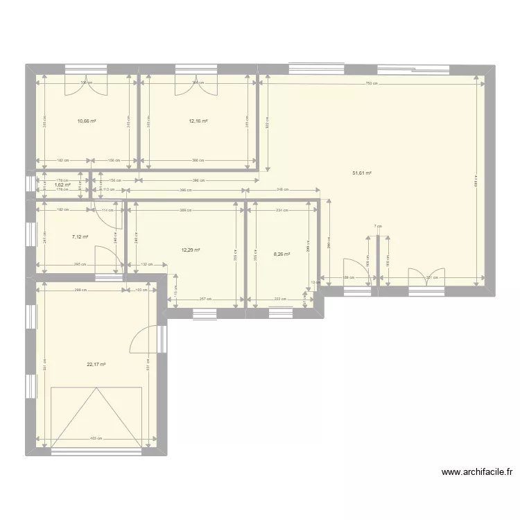 plan maison 3. Plan de 9  et 113 m²