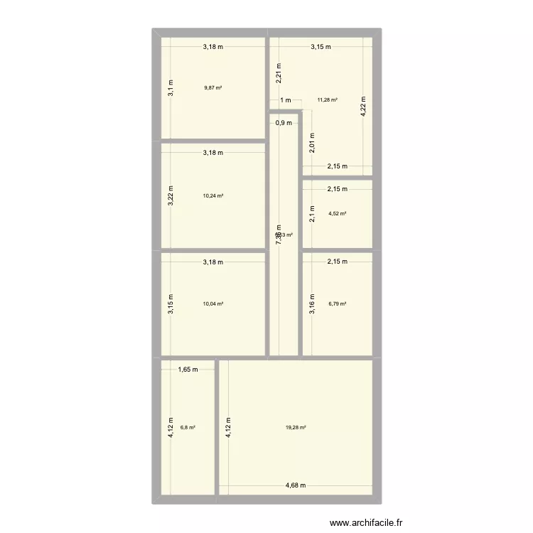 BatAnnexe D.. Plan de 9 et 85 m² BatAnnexe D.. Plan de 9 et 85 m²