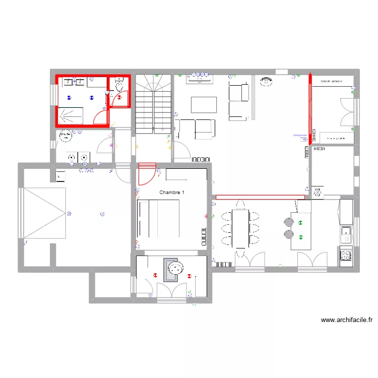 MOREAU RDC Elec rev 1. Plan de MOREAU RDC Elec rev 1. Plan de