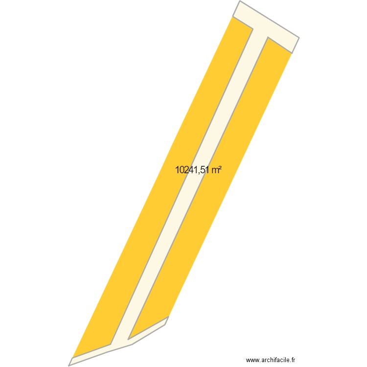 Zone d'activité . Plan de 1 pièce et 1652 m2