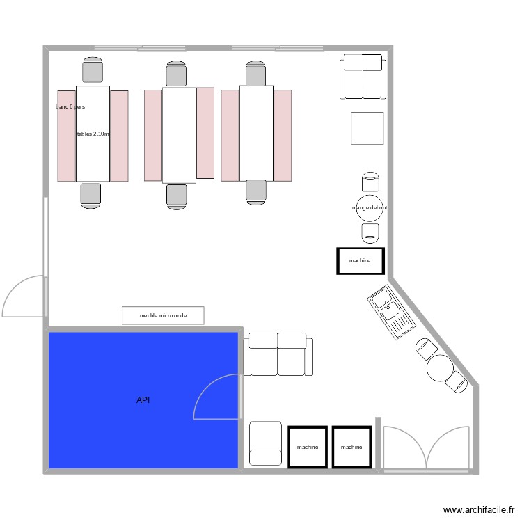 foyer 2. Plan de 0 pièce et 0 m2