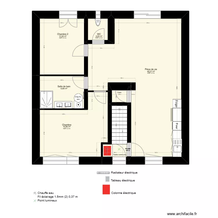 plan RDC maison mesures. Plan de 7 et 83 m² plan RDC maison mesures. Plan de 7 et 83 m²
