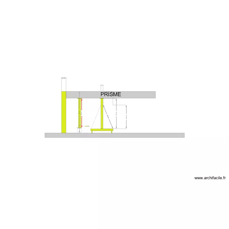 plan &eacute;tage v2 ossatures lisses haute. Plan de 