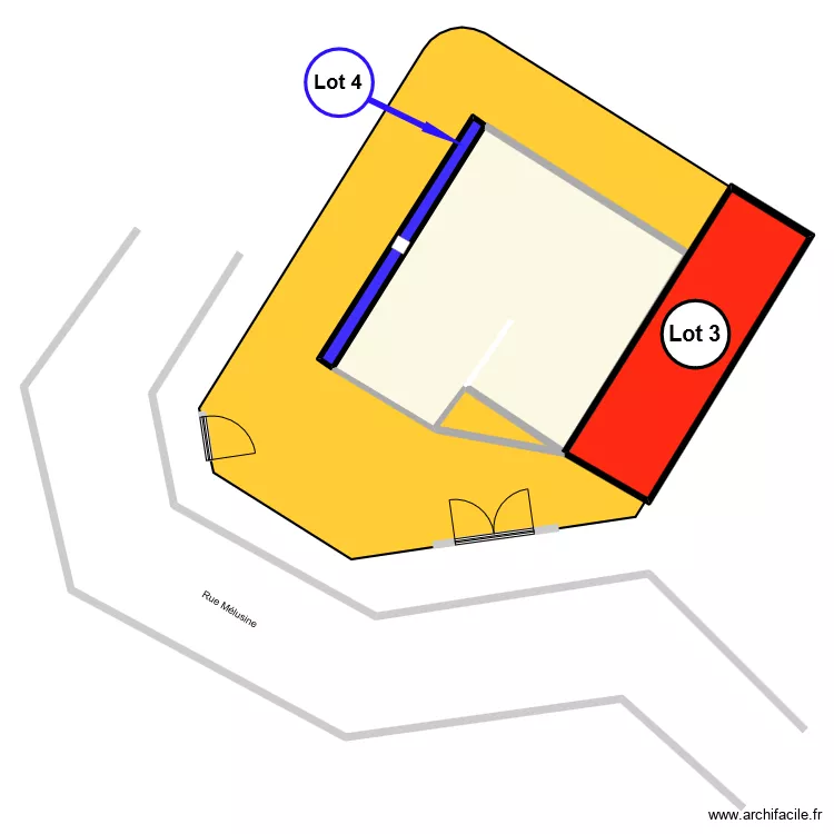 GIMENEZ. Plan de 