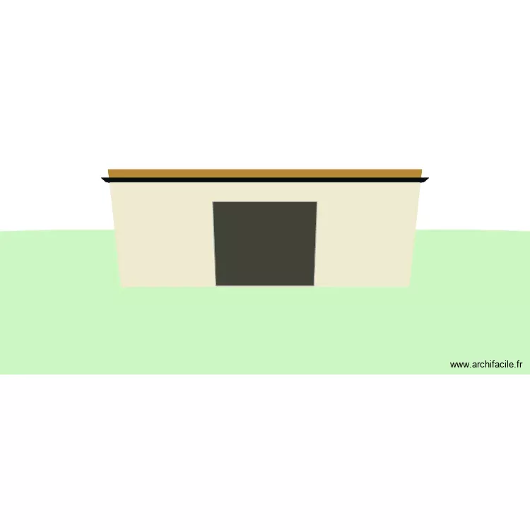 garage bis. Plan de 1 Pièce et 36 m²
